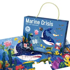 GENERICO - Puzzle Jumbo Niño 60pcs - Bajo El Mar