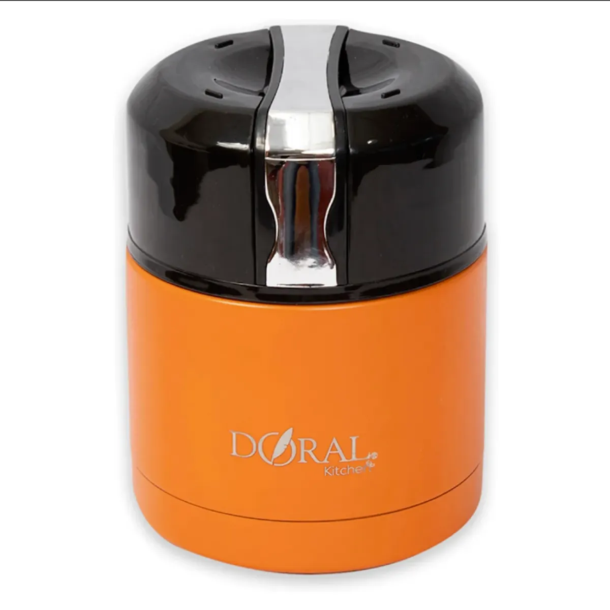 DORAL - Pack Termo Comida 600ml Buffet + Termo Bala 500ml NARANJA-AZUL