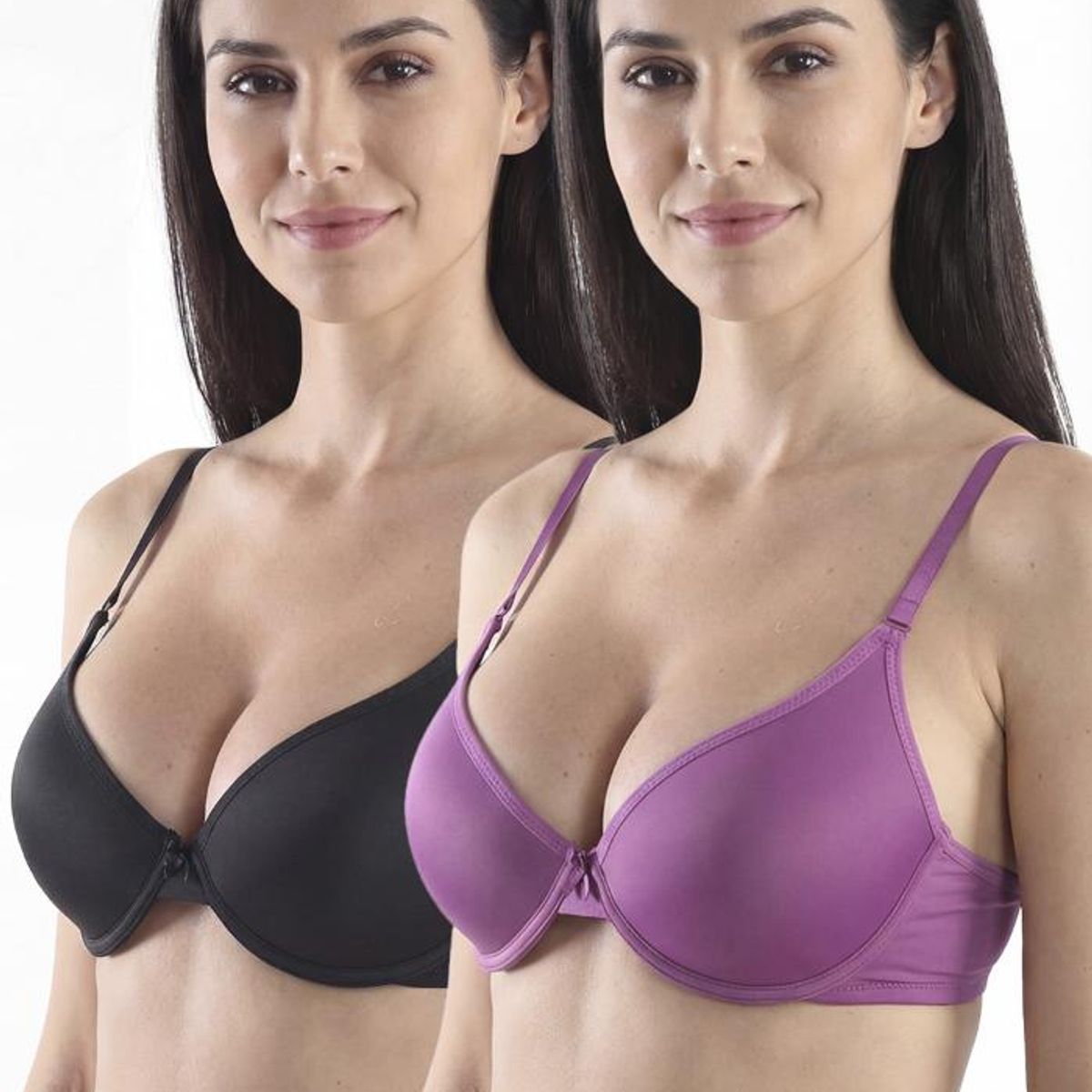 KAYSER - Pack 2X Sosten Push Up Microfibra P250.022-MOR Kayser