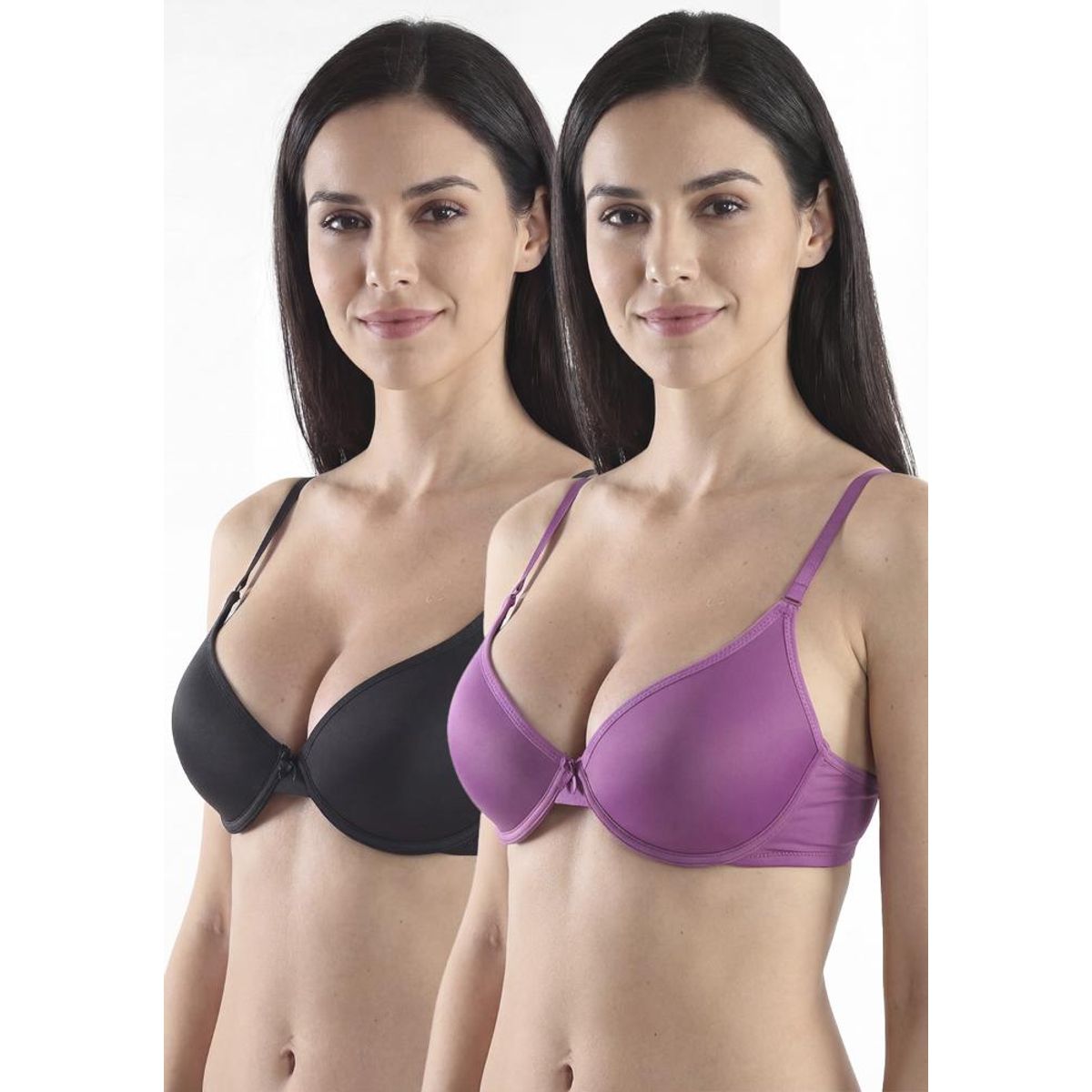 KAYSER - Pack 2X Sosten Push Up Microfibra P250.022-MOR Kayser