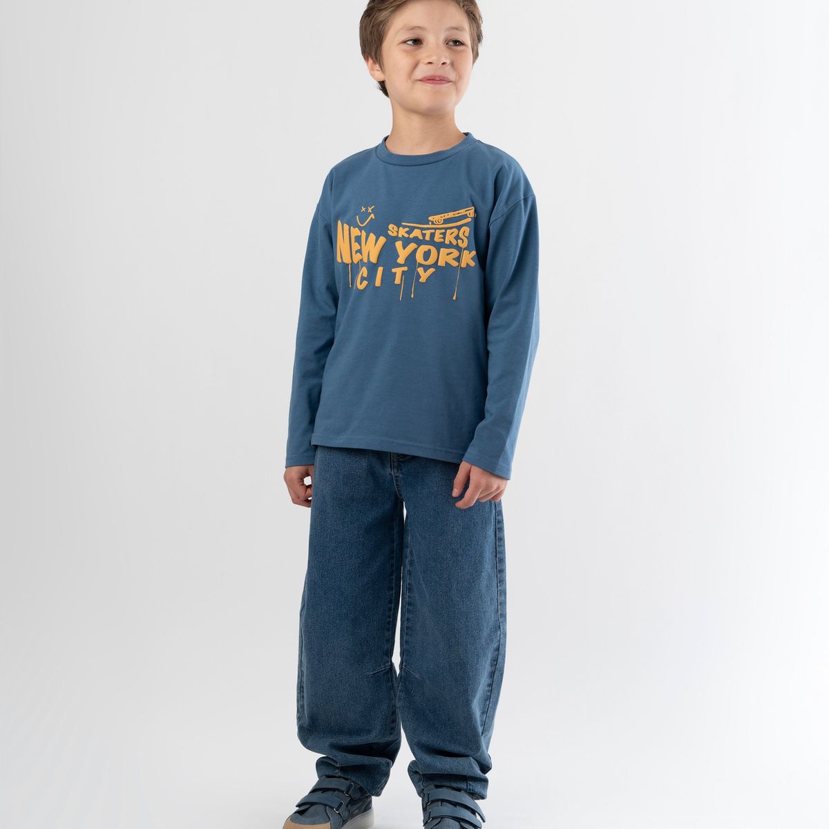 4KIDS - Jeans niño baggy denim azul 4 Kids
