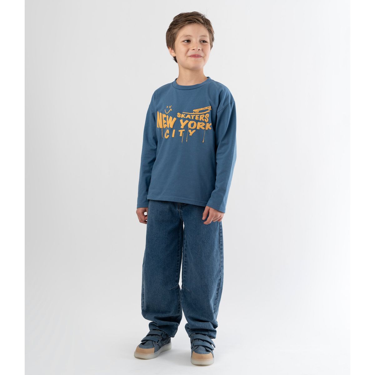 4KIDS - Jeans niño baggy denim azul 4 Kids