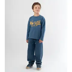4KIDS - Jeans niño baggy denim azul 4 Kids