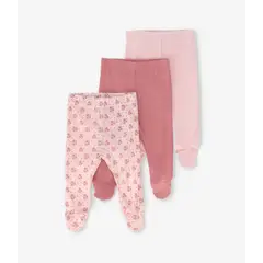 4KIDS - Calza recién nacida 3 unidades rosado 4 Kids