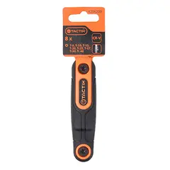 TACTIX - JUEGO DE LLAVE TORX INVIOLABLE TIPO NAVAJA 8 PIEZAS