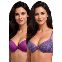 KAYSER - Pack 2X Sosten Push Up Microfibra P250.023-MOR