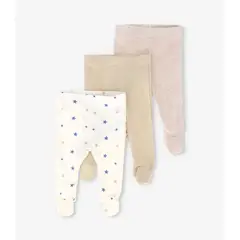 4KIDS - Calza recién nacido 3 unidades beige 4 Kids