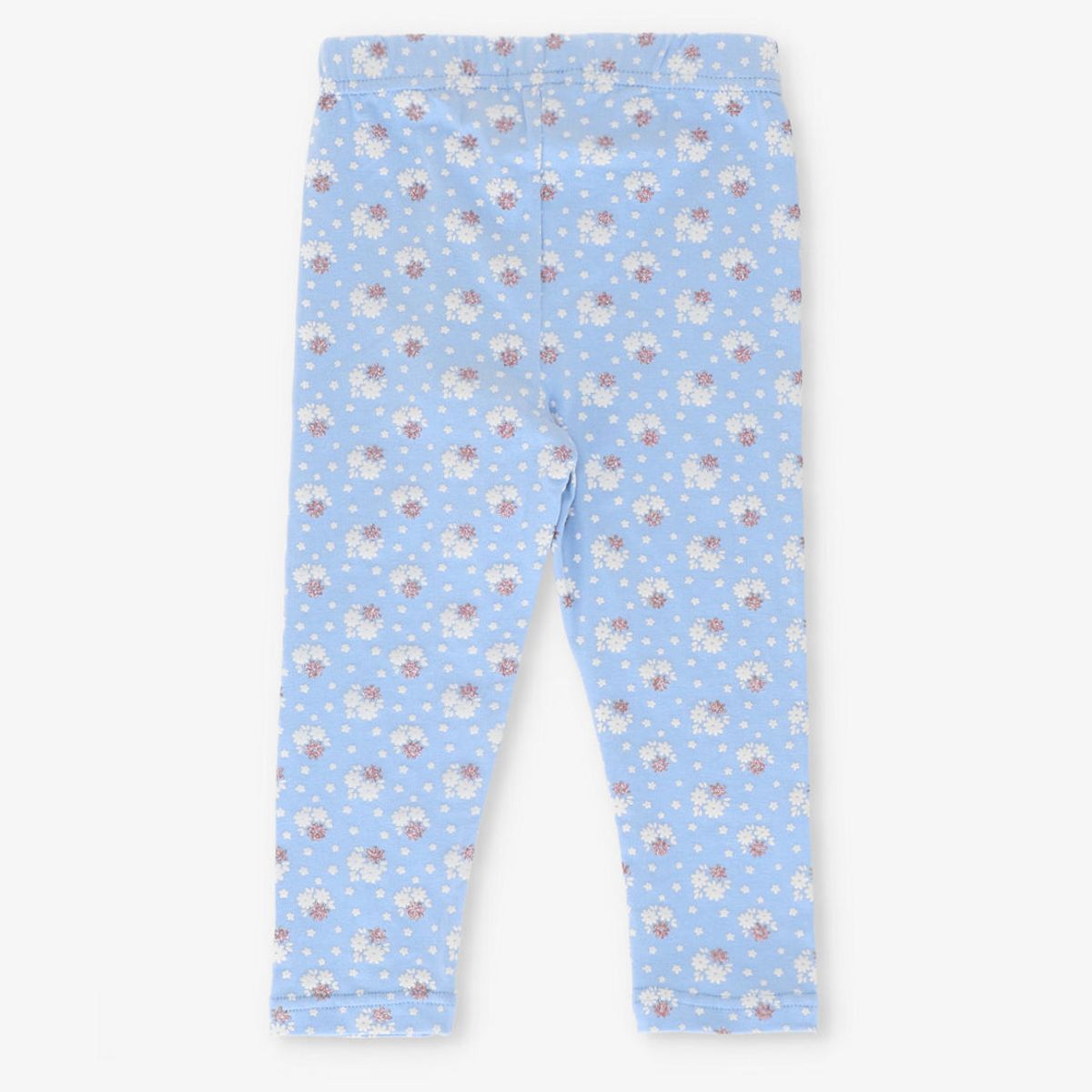 4KIDS - Calza niña con flores celeste 4 Kids