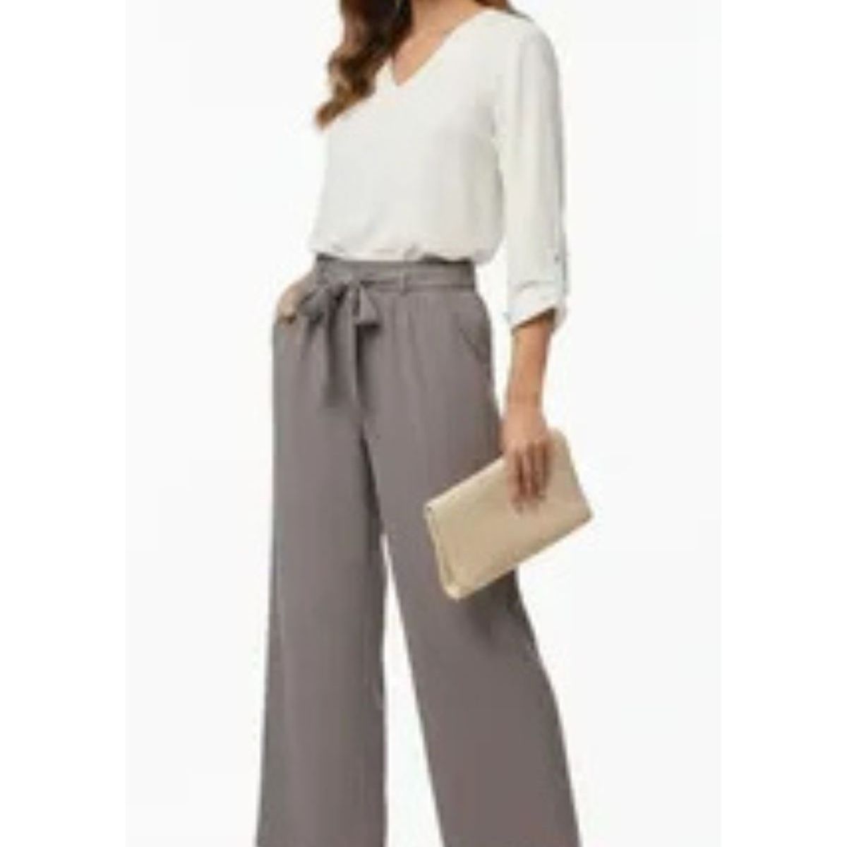 LOOK SHOP - Pantalón Palazzo Casual Sueltos. Pierna Ancha Recta. Verano 461