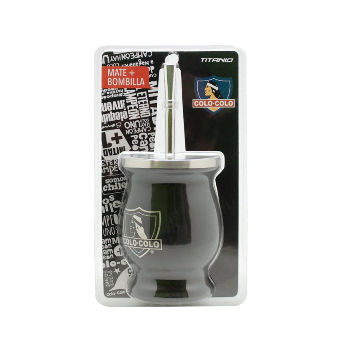 COLO COLO - Mate Colo-Colo + Bombilla 200 Ml