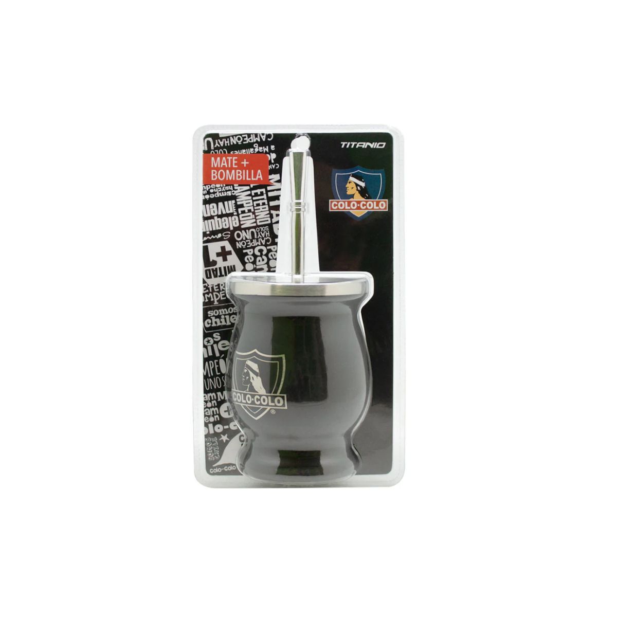 COLO COLO - Mate Colo-Colo + Bombilla 200 Ml