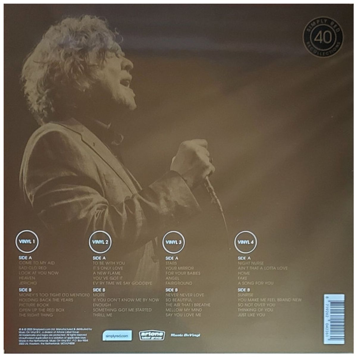 HITWAY MUSIC - SIMPLY RED - RECOLLECTIONS 2LP - VINILO