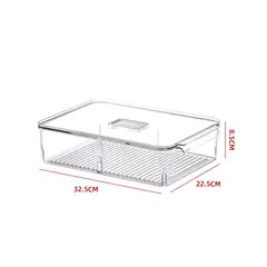 GENERICO - Organizador Refrigerador 3 Niveles Compacto Uso Diario Cocina