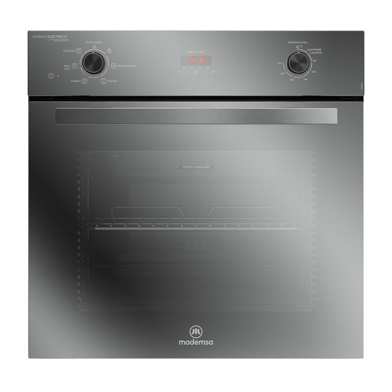 MADEMSA Horno Empotrable Eléctrico 59L Convector y Temporizador OM6CX