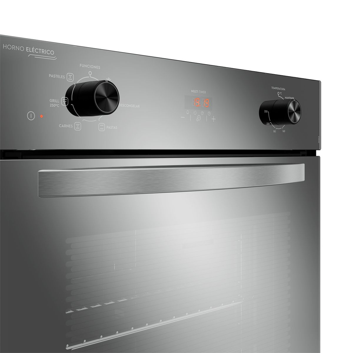 MADEMSA - Horno Empotrable Eléctrico 59L Convector y Temporizador OM6CX