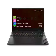 HP - Notebook Gamer Omen Intel Ultra 7 16GB 1TB SSD 16' 2K RTX5060 W11