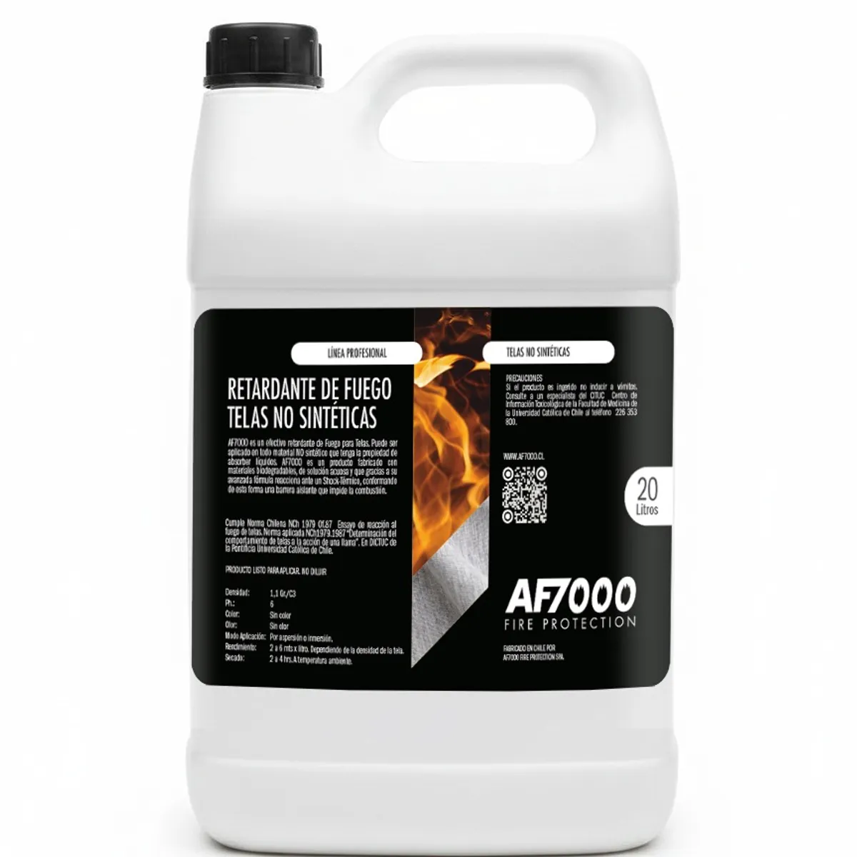 AF7000-TX Aditivo IMPREGNANTE Retardante de Fuego para Telas Y ANTITERMITAS 4 Lts., marca GENERICO - Foto Principal