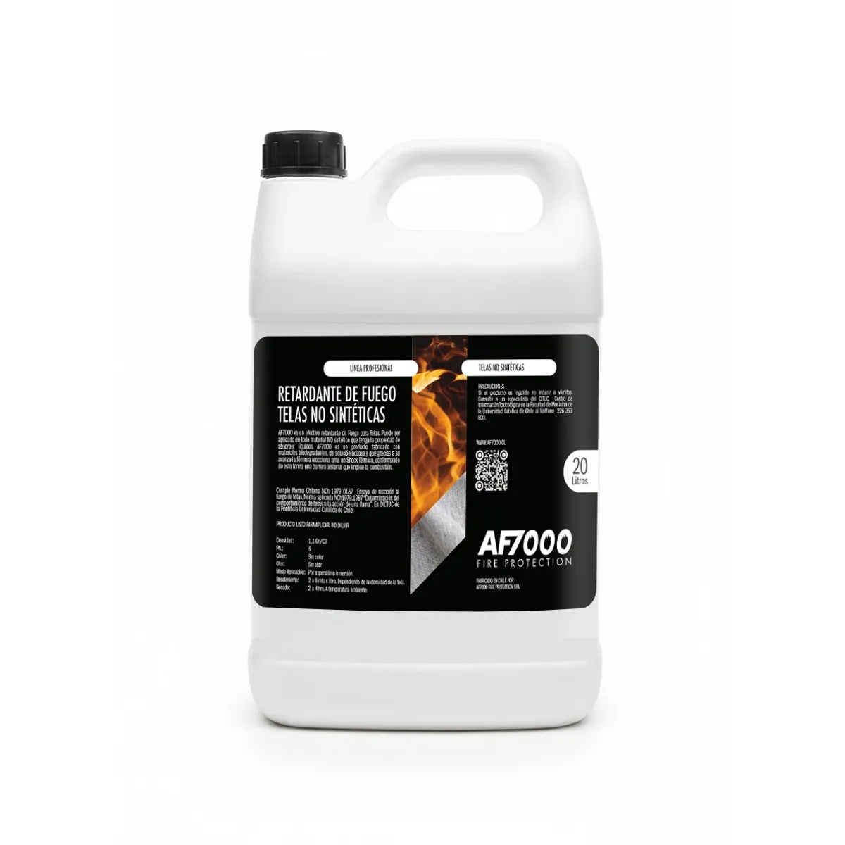 AF7000-TX Aditivo IMPREGNANTE Retardante de Fuego para Telas Y ANTITERMITAS 4 Lts., marca GENERICO - Foto Principal