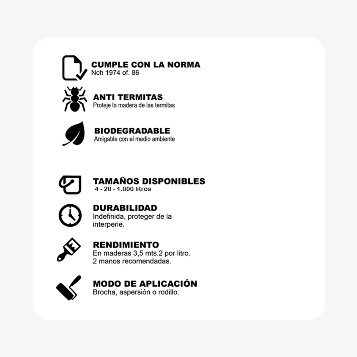 AF7000-TX Aditivo IMPREGNANTE Retardante de Fuego para Telas Y ANTITERMITAS 4 Lts., marca GENERICO - Foto 2
