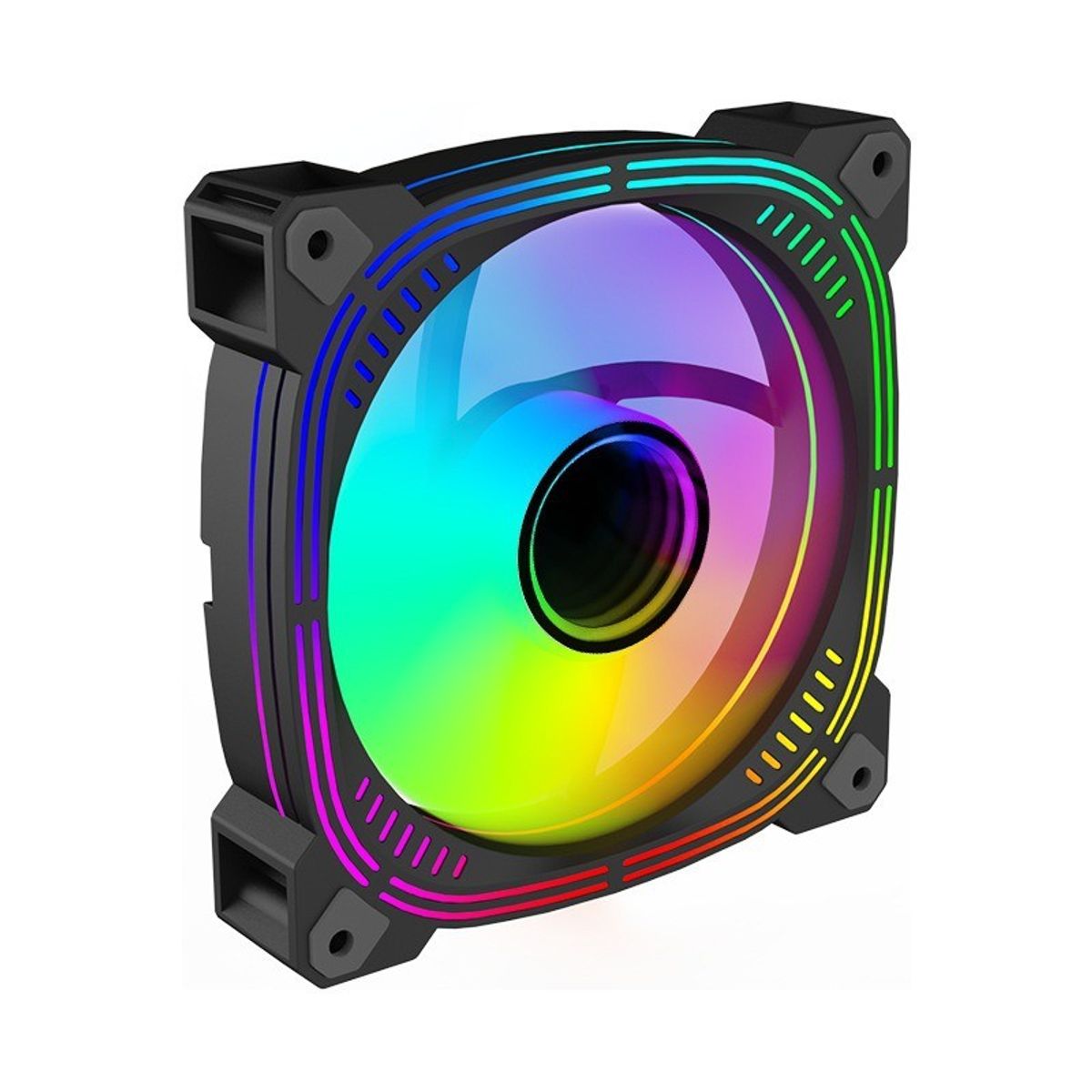 GENERICO - Ventilador 12 cm - Aurion ARGB -  25.2-47.86 CFM - 1200 RPM