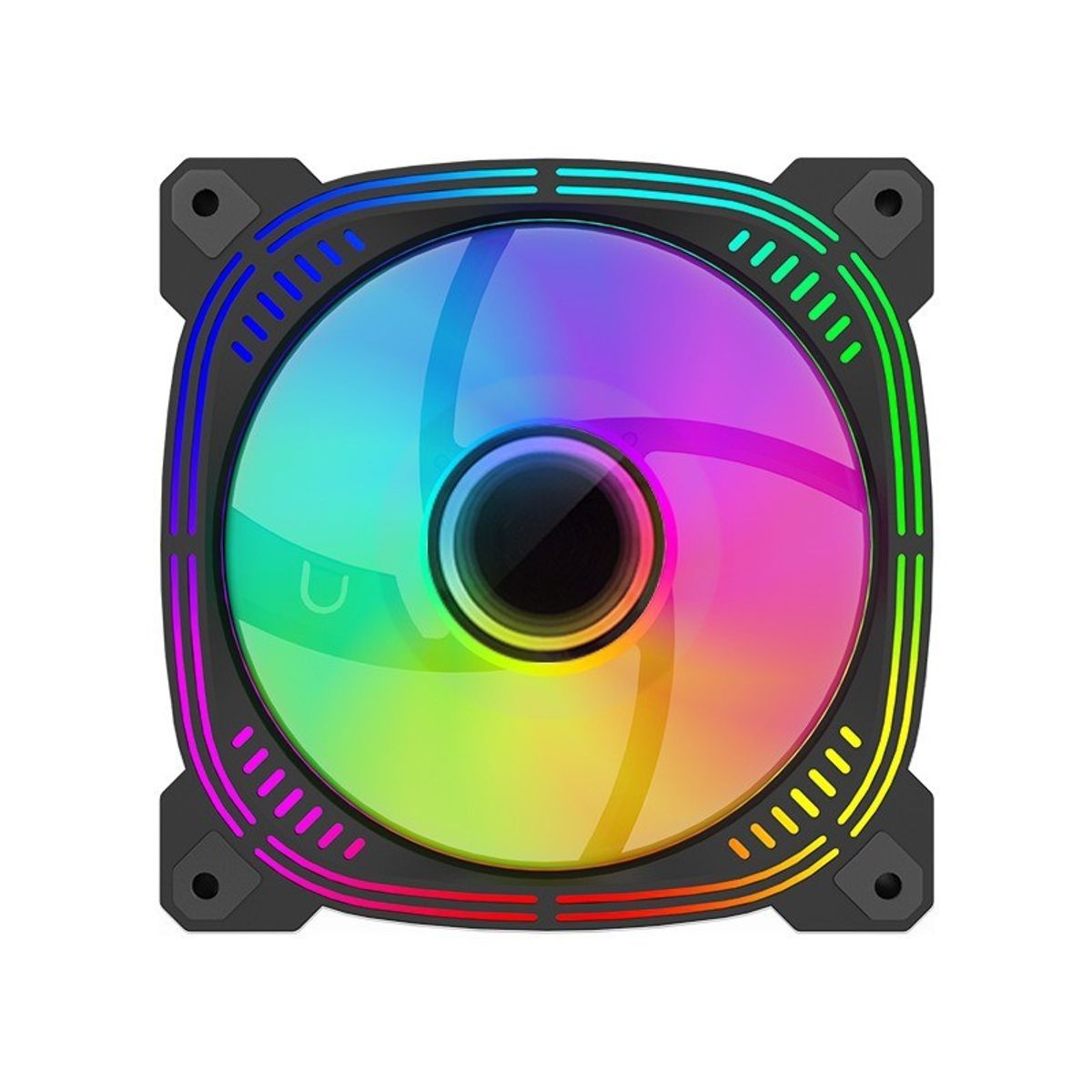 GENERICO - Ventilador 12 cm - Aurion ARGB -  25.2-47.86 CFM - 1200 RPM