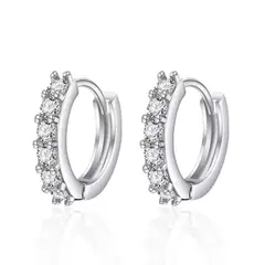 GENERICO - Aros Mini Argollas Con Circones