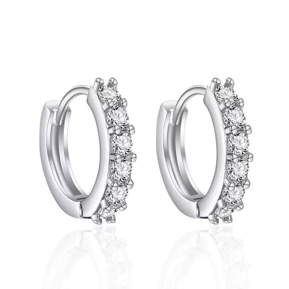 GENERICO - Aros Mini Argollas Con Circones