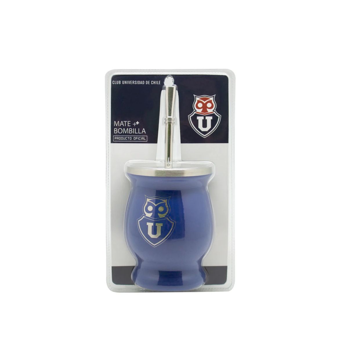 U DE CHILE - Mate U De Chile + Bombilla 200 Ml