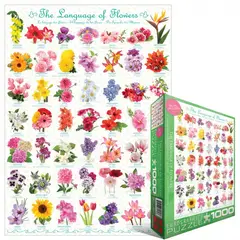 EUROGRAPHICS - 6000-0579 THE LANGUAGE OF FLOWERS PUZZLE 1000