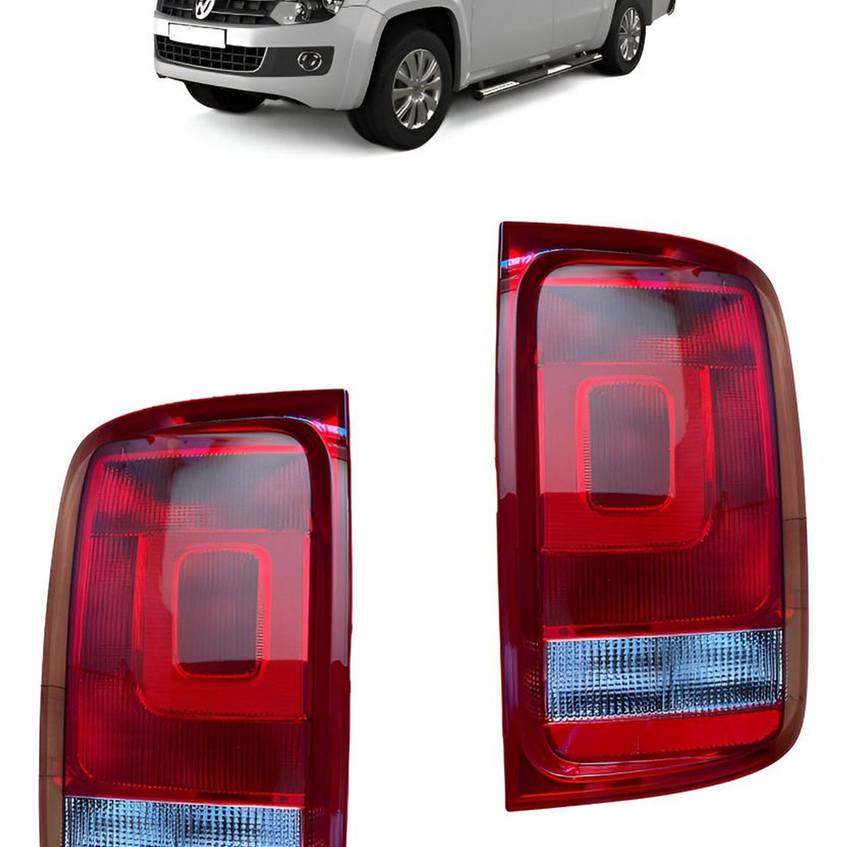 GENERICO - PAR FAROLES TRASEROS VOLSWAGEN AMAROK