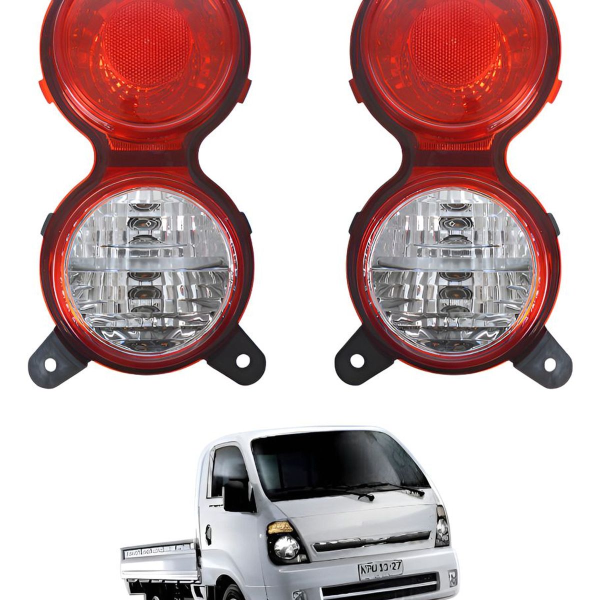GENERICO - PAR FAROLES TRASEROS KIA FRONTIER
