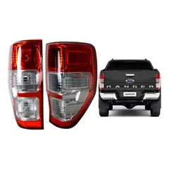 GENERICO - PAR FAROLES TRASEROS FORD RANGER 2013-2020