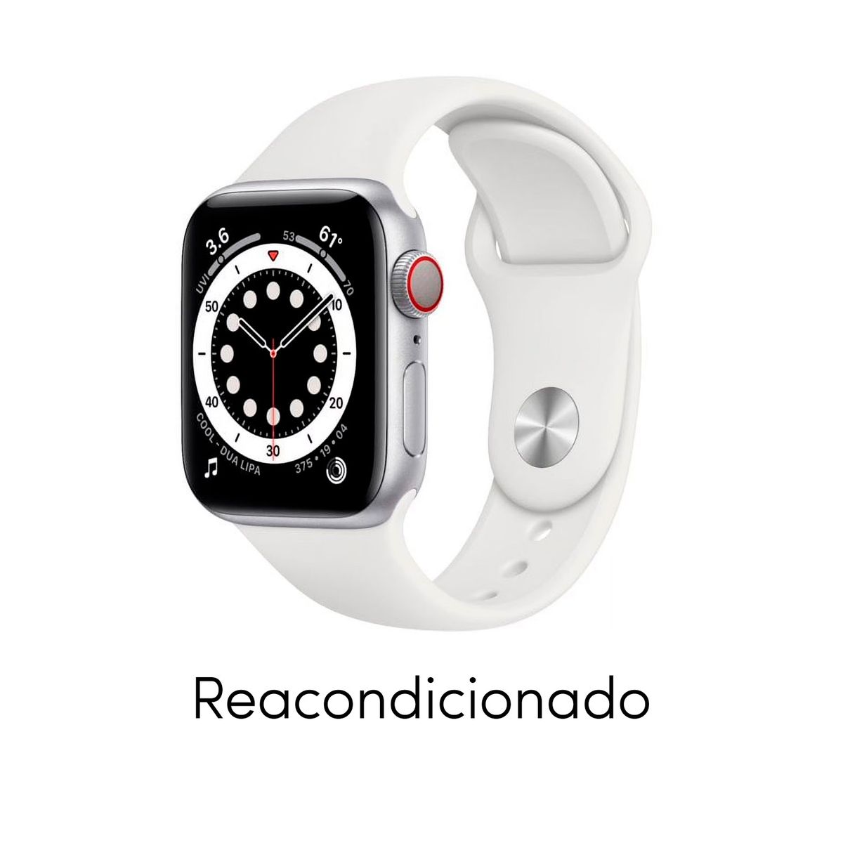 APPLE - Apple Watch SE GPS 2da Gen 40mm Caja Aluminio Correa Blanca