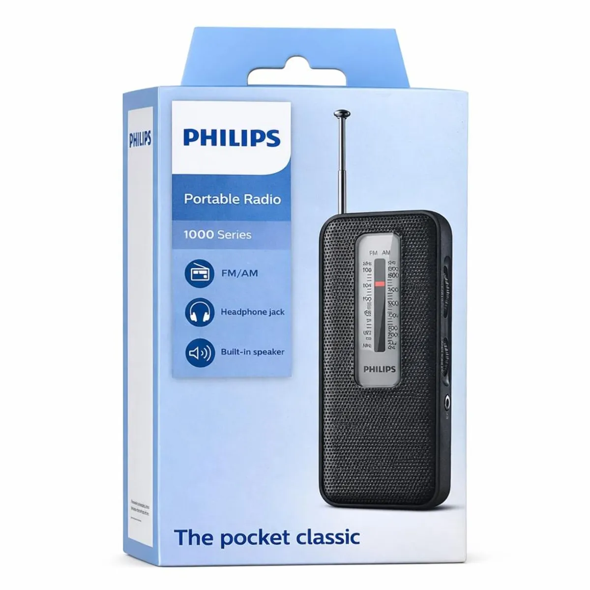 PHILIPS - Radio Portátil Philips TAR1506 AM FM Negro