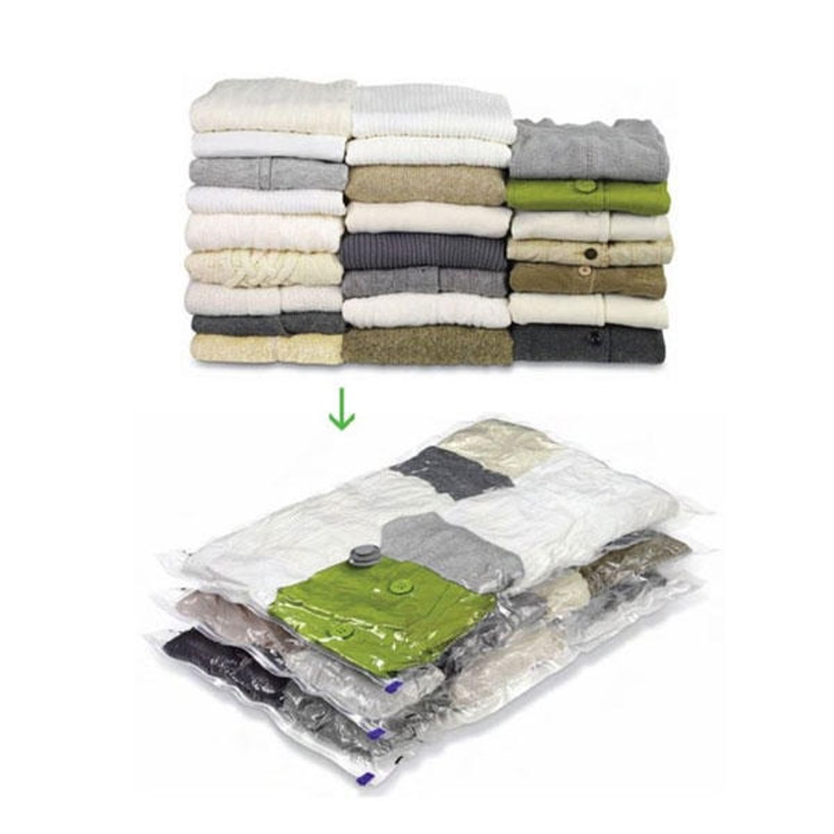 OEM - Bolsa Al Vacío Ropa Closet Salva Espacio 50x60cm