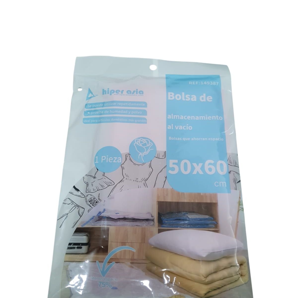 OEM - Bolsa Al Vacío Ropa Closet Salva Espacio 50x60cm