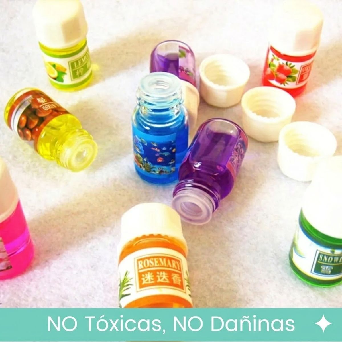 GENERICO - Set de 12 Aceites esenciales aromáticos para Humidificadores