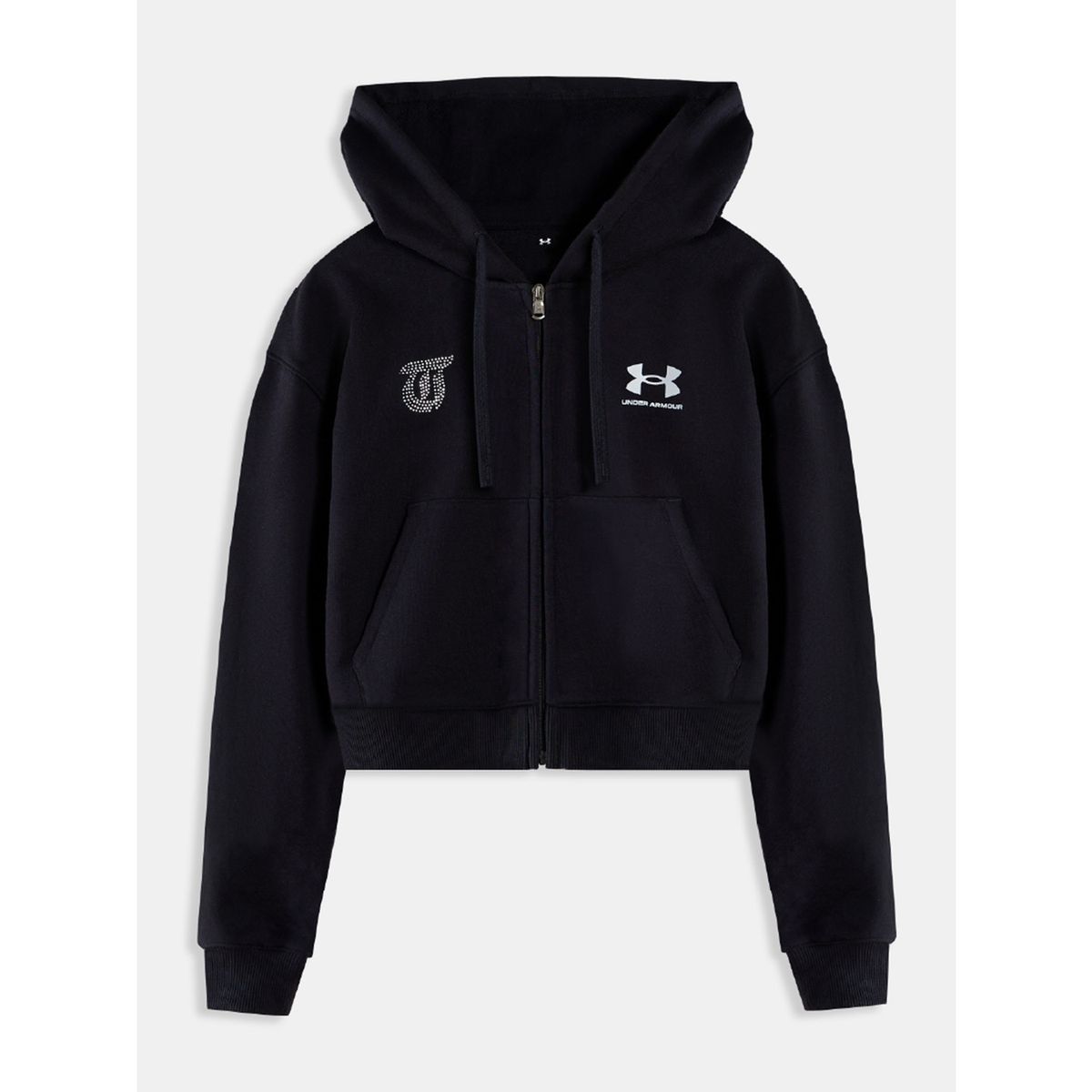 UNDER ARMOUR - Polerón Crop capucha TINI Full-Zip Unisex - FUTTTURA UNDER ARMOUR
