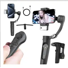 IRM - Estabilizador De Teléfono Inteligente 3 Ejes Seguimiento Ia Negro Agregar a favoritos