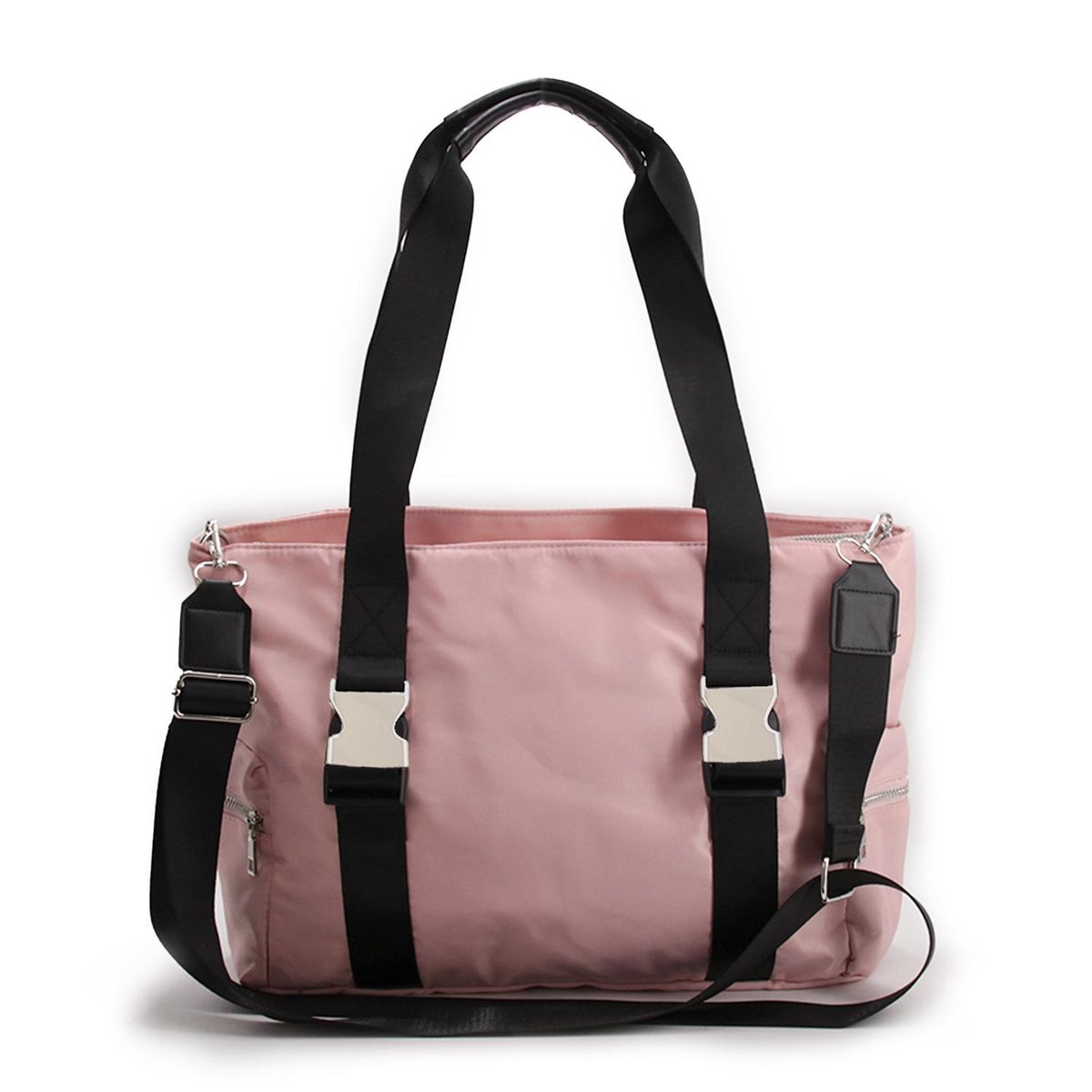 GENERICO - Cartera bolso Tote bag porta notebook con broche metálico