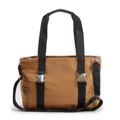 GENERICO - Cartera bolso Tote bag porta notebook con broche metálico