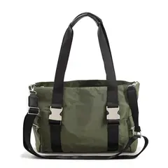 GENERICO - Cartera bolso Tote bag porta notebook con broche metálico