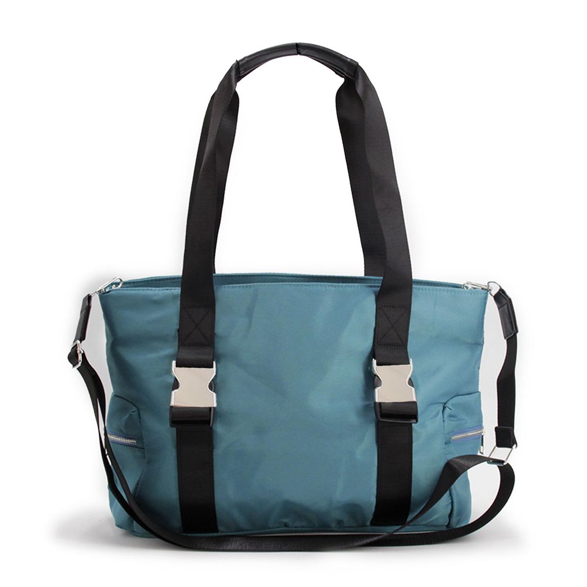 GENERICO - Cartera bolso Tote bag porta notebook con broche metálico
