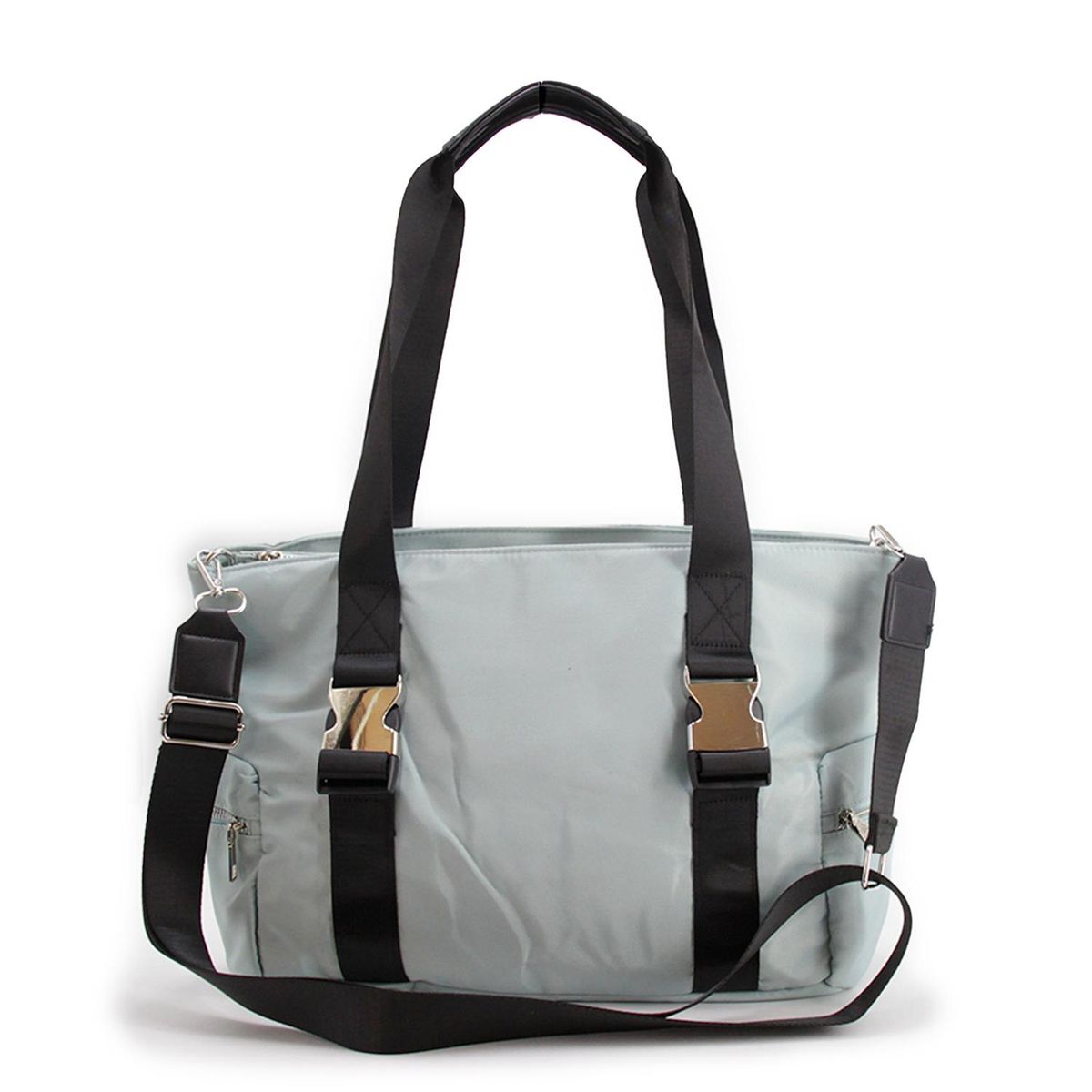 GENERICO - Cartera bolso Tote bag porta notebook con broche metálico