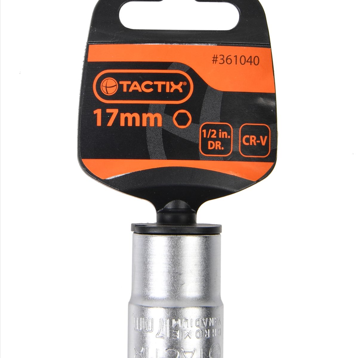TACTIX - DADO METRICO TOMA 1/2 TACTIX HAXAGONO DE 17 MM