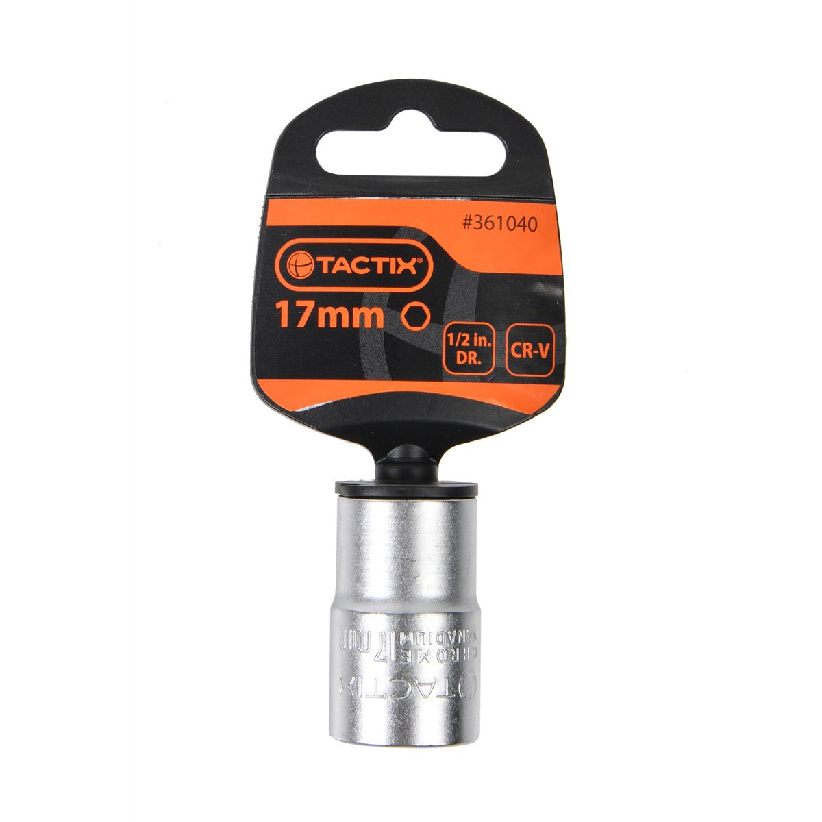 TACTIX - DADO METRICO TOMA 1/2 TACTIX HAXAGONO DE 17 MM