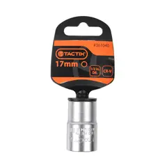 TACTIX - DADO METRICO TOMA 1/2 HAXAGONO DE 17 MM