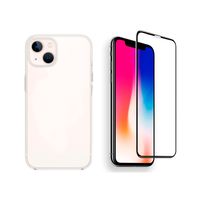 Carcasa Para iPhone 13 Mini Transparente + Lamina Vidrio