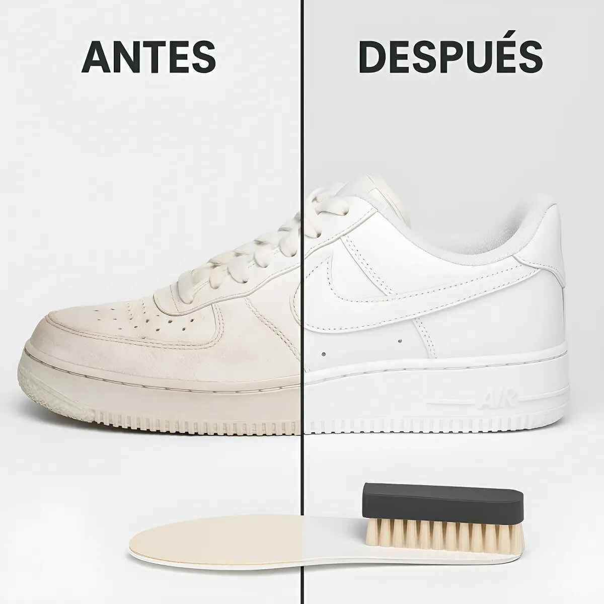 Kit De Limpieza Zapatillas Espuma Limpiador Blanqueadora, marca GENERICO - Foto 2