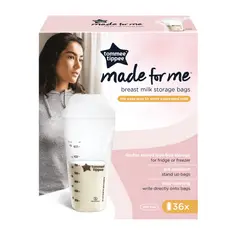 TOMMEE TIPPEE - BOLSA CONTENEDORA DE LECHE MATERNA 36 UNIDADES MADE FOR ME